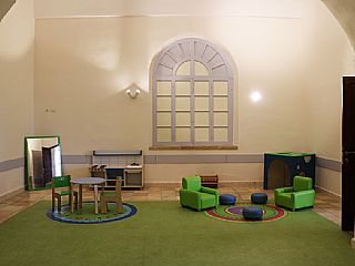 פרויקט ייחודי של עיצוב גני ילדים ומעונות במנזר בירושלים