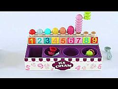 משחק צבעים ומספרים גלידה