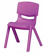 כסא פלסטיק סגול  לבתי ספר גובה 34 ס"מ