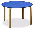 שולחן עגול קוטר 80 ס&quot;מ פלטה בצבע בייץ