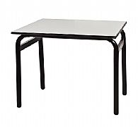שולחן תלמיד יחיד N32 קנט Pu 54*65 אפור
