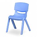 כסא פלסטיק כחול לבתי ספר