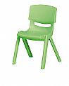 כסא פלסטיק מעוצב - ירוק גובה 38 ס&quot;מ